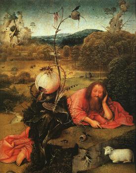 Hieronymus Bosch : St. John the Baptist in the Wilderness
